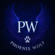 wolf logo neon